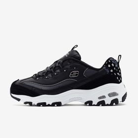 Skechers 150235 BKW D'lites - Golden Chic Siyah Kadın Spor Ayakkabı