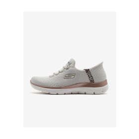 Skechers 150275 NTMT Summits Leopard Chic Bej Kadın Spor Ayakkabı
