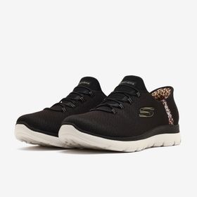 Skechers 150275TK BKMT Summits Leopard Chic Siyah Kadın Spor Ayakkabı