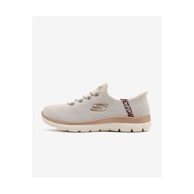 Skechers 150275TK NTMT Summits Leopard Chic Bej Kadın Spor Ayakkabı