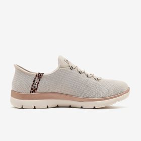Skechers 150275TK NTMT Summits Leopard Chic Bej Kadın Spor Ayakkabı