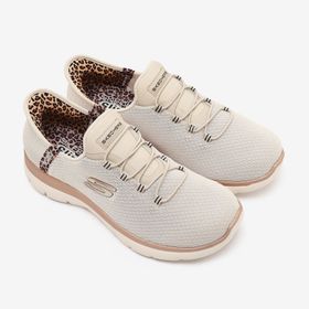 Skechers 150275TK NTMT Summits Leopard Chic Bej Kadın Spor Ayakkabı