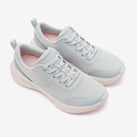 Skechers 150572 GYPK Plush Foam Gri Kadın Spor Ayakkabı