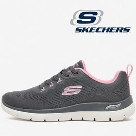 Skechers 150754TK CCPK Arch Fit Summits-daily Flow Gri Kadın Spor Ayakkabı