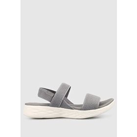 Skechers 15312GYW On-The-Go 600 Flawless Gri Kadın Sandalet