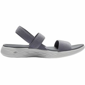 Skechers 15312GYW On-The-Go 600 Flawless Gri Kadın Sandalet