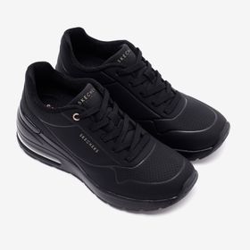 Skechers 155401 BBK Million Air - Elevated Air Siyah Kadın Spor Ayakkabı