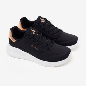 Skechers 177291 BLK Uno Lite Siyah Kadın Spor Ayakkabı