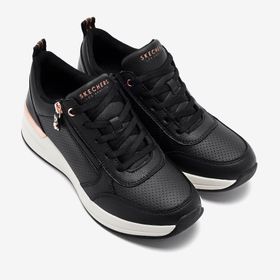 Skechers 177336 BLK Billion 2 - Side Door Siyah Kadın Siyah Spor Ayakkabı