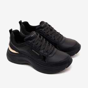 Skechers 177447 BBK Hazel 2 - Stunning You Siyah Kadın Spor Ayakkabı