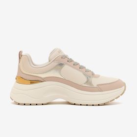 Skechers 177447 NAT Hazel 2 - Stunning You Bej Kadın Spor Ayakkabı