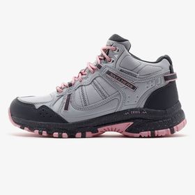 Skechers 180021 GYPK Hillcrest Bound Peak Gri Kadın Outdoor Bot