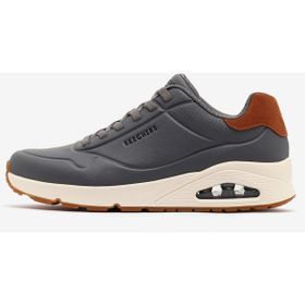 Skechers 183007 CHAR Uno - Tailored Air Gri Erkek Spor Ayakkabı