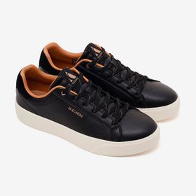 Skechers 185535 BLK Belmont Siyah Kadın Siyah Spor Ayakkabı
