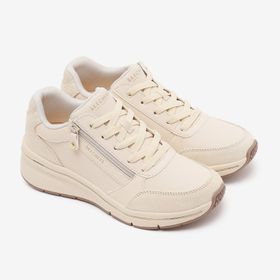 Skechers 190370 NAT Billion Flex Bej Kadın Spor Ayakkabı