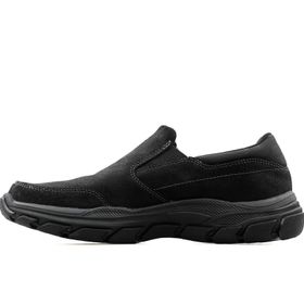 Skechers 204480 BBK Siyah Erkek Deri Spor Ayakkabı