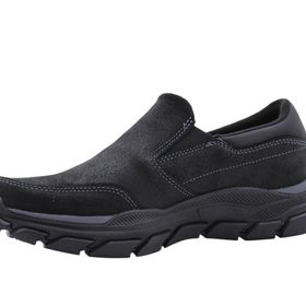 Skechers 204480 BBK Siyah Erkek Deri Spor Ayakkabı