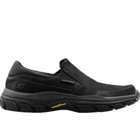 Skechers 204480 BBK Siyah Erkek Deri Spor Ayakkabı