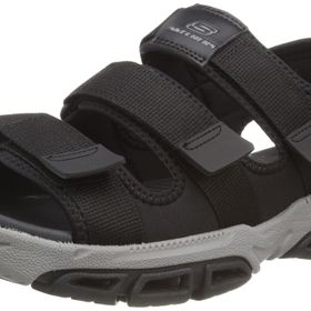 Skechers 210444 BLK Siyah Erkek Sandalet