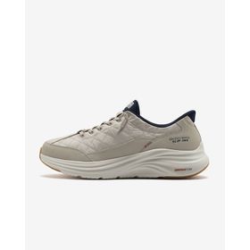 Skechers 232619 NTNV Vapor Foam Cozy Fit Bej Erkek Spor Ayakkabı