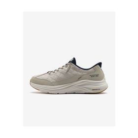 Skechers 232619 NTNV Vapor Foam Cozy Fit Bej Erkek Spor Ayakkabı