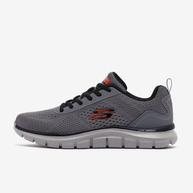 Skechers 232758TK CCOR Track Leshur Gri Erkek Spor Ayakkabı