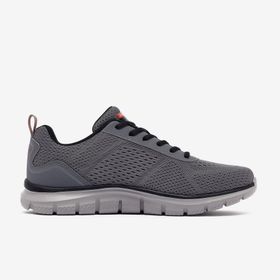 Skechers 232758TK CCOR Track Leshur Gri Erkek Spor Ayakkabı
