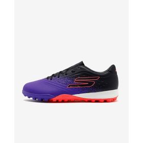 Skechers 252016-PUR Gold TF Mor Erkek Halı Saha Ayakkabısı