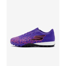 Skechers 252018-PUR Gold TF Mor Erkek Halı Saha Ayakkabısı