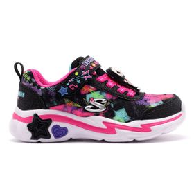 Skechers 302214L BKMT Snuggle Sneaks Siyah Büyük Kız Çocuk Spor Ayakkabı