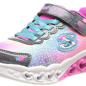 SKECHERS 302315L NVMT Flutter Heart Lights-Simply L Büyük Kız Çocuk Lacivert Işıklı Spor Ayakkabı