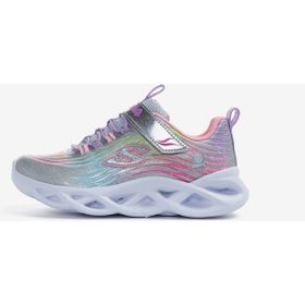 Skechers 302321L-SMLT Slight Twisty Brights Gümüş Multi Unisex Çocuk Koşu ve Yürüyüş Ayakkabı