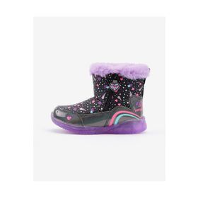 Skechers 302656N-BKLV Illumi Brights Çocuk Siyah Işıklı Bot