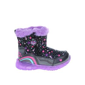 Skechers 302656N-BKLV Illumi Brights Çocuk Siyah Işıklı Bot