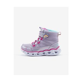 Skechers 302668L Lvmt Heart Lights Mor Kız Çocuk Bot