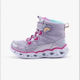 Skechers 302668L Lvmt Heart Lights Mor Kız Çocuk Bot