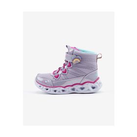 Skechers 302668L Lvmt Heart Lights Mor Kız Çocuk Bot