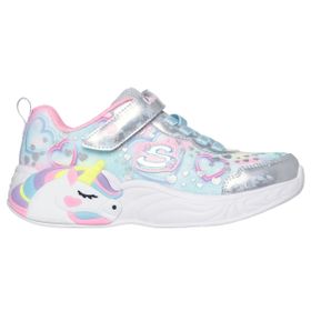 Skechers 303063L SMLT Gri Unicorn Dreams Heart Sparkles Çocuk Sneaker Ayakkabı