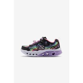 Skechers 303253L BKPK Siyah Pembe Flutter Heart Lights Groovy Swirl Büyük Işıklı Kız Çocuk Spor Ayakkabı