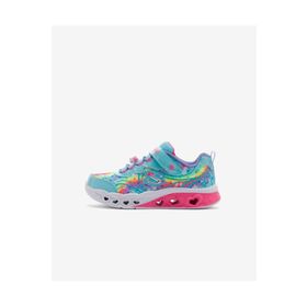 Skechers 303253L TQHP Flutter Heart Lights Groovy Swirl Büyük Mavi Işıklı Kız Çocuk Spor Ayakkabı