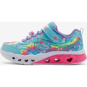 Skechers 303253L TQHP Flutter Heart Lights Groovy Swirl Büyük Mavi Işıklı Kız Çocuk Spor Ayakkabı