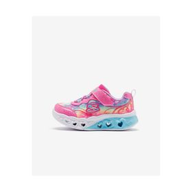 Skechers 303253N HPLV Flutter Heart Lights Groovy Swirl Küçük Pembe Işıklı Kız Çocuk Spor Ayakkabı