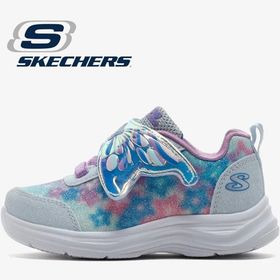 Skechers 303260N LBLV Glimmer Kicks - Magical Wings Mavi Küçük Kız Çocuk Işıklı Spor Ayakkabı