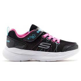 Skechers 303518L Bkmt Snap Sprints 2.0 Stars Away Siyah Çocuk Sneaker Ayakkabı
