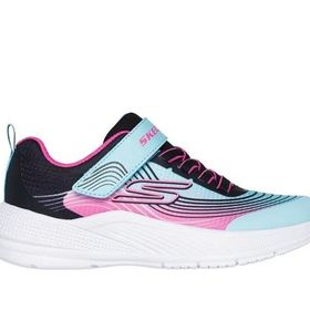 Skechers 303575L AQPR Microspec Advance Mavi Kız Çocuk Spor Ayakkabı