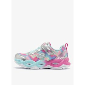 Skechers 303716L SMLT Gri Twisty Glow Sorbet Swirl Çocuk Sneaker Ayakkabı