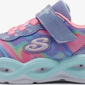 Skechers 303716N PWMT Twisty Glow Sorbet Swirl Mavi Kız Çocuk Spor Ayakkabı