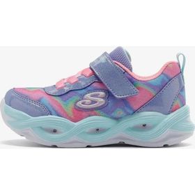 Skechers 303716N PWMT Twisty Glow Sorbet Swirl Mavi Kız Çocuk Spor Ayakkabı