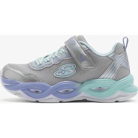 Skechers 303717L SMLT Twisty Glow Gri Kız Çocuk Spor Ayakkabı