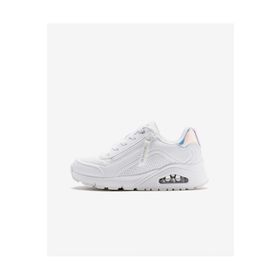 Skechers 310554L-WHT Uno Gen1 Zip And Stride Beyaz Unisex Çocuk Koşu ve Yürüyüş Ayakkabı